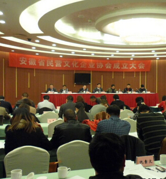 我司参加安徽省民营文化企业协会成立大会
