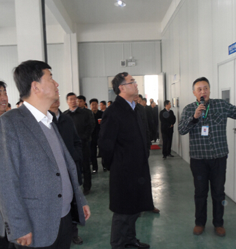 全市工业、招商引资、城建暨美好乡村建设重点项目观摩团到我司观摩